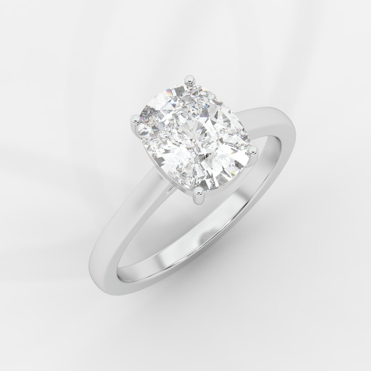 Vivienne Solitaire Ring - Cushion - AYKA JEWELS