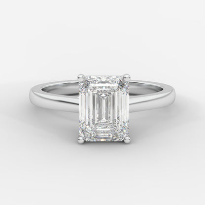 Vivienne Solitaire Ring - Emerald - AYKA JEWELS