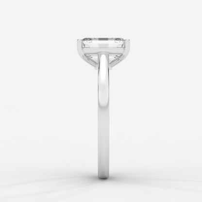 Vivienne Solitaire Ring - Emerald - AYKA JEWELS