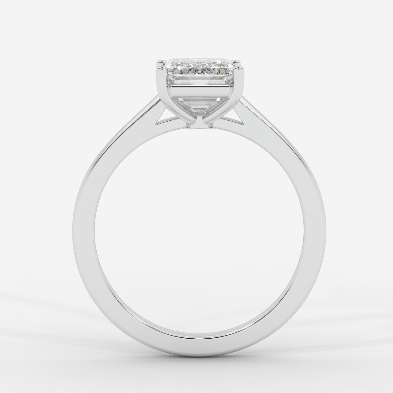 Vivienne Solitaire Ring - Emerald - AYKA JEWELS