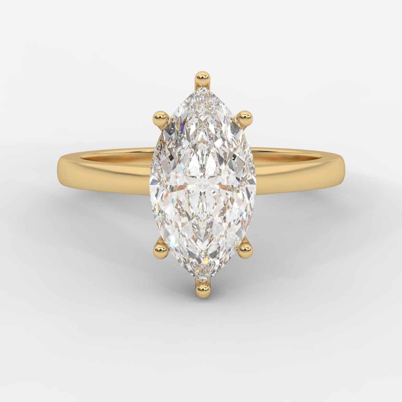 Vivienne Solitaire Ring - Marquise - AYKA JEWELS