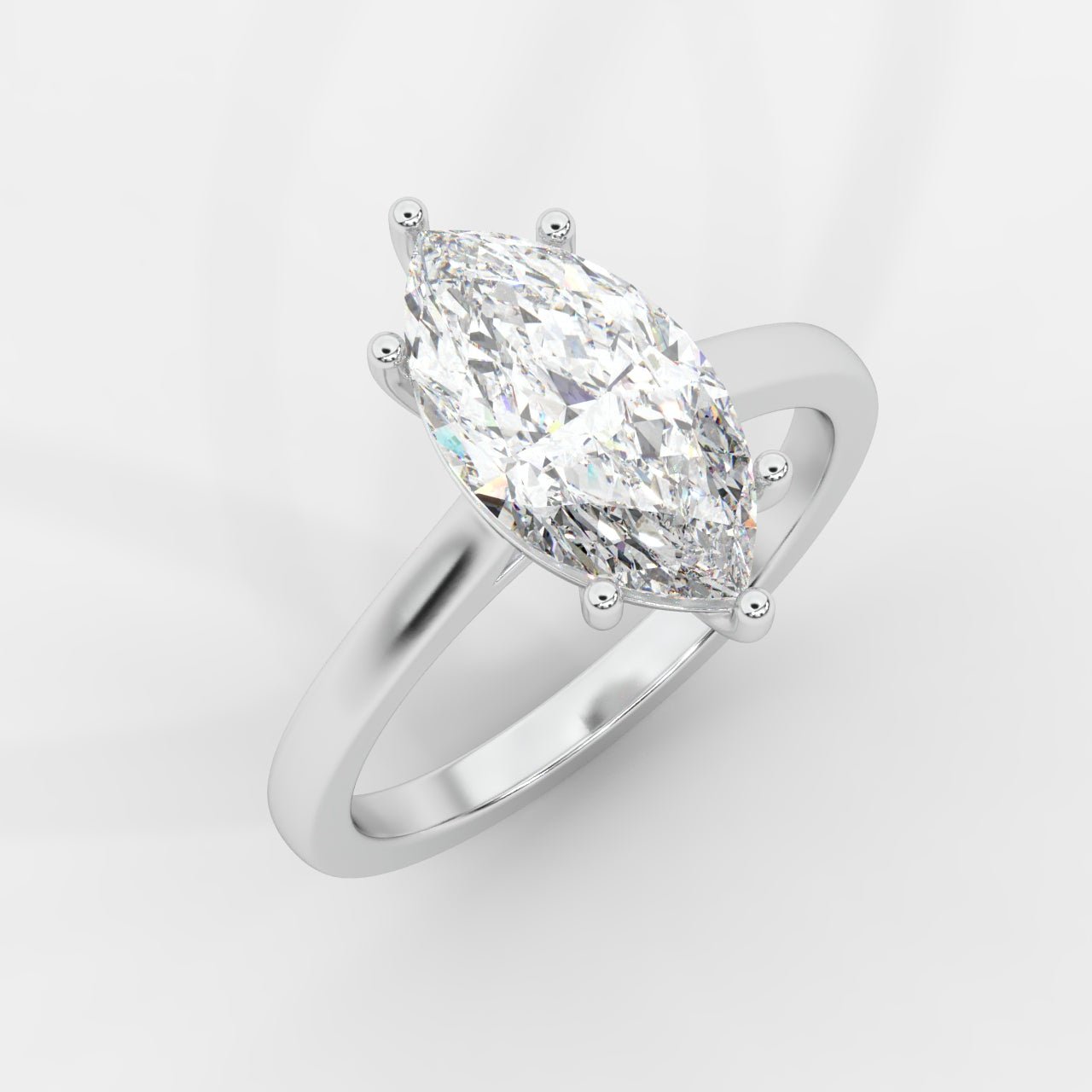 Vivienne Solitaire Ring - Marquise - AYKA JEWELS