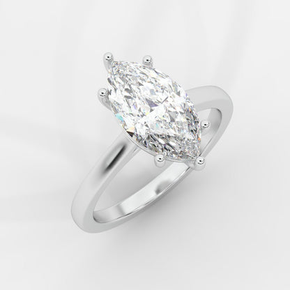 Vivienne Solitaire Ring - Marquise - AYKA JEWELS