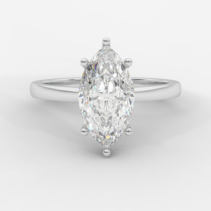 Vivienne Solitaire Ring - Marquise - AYKA JEWELS