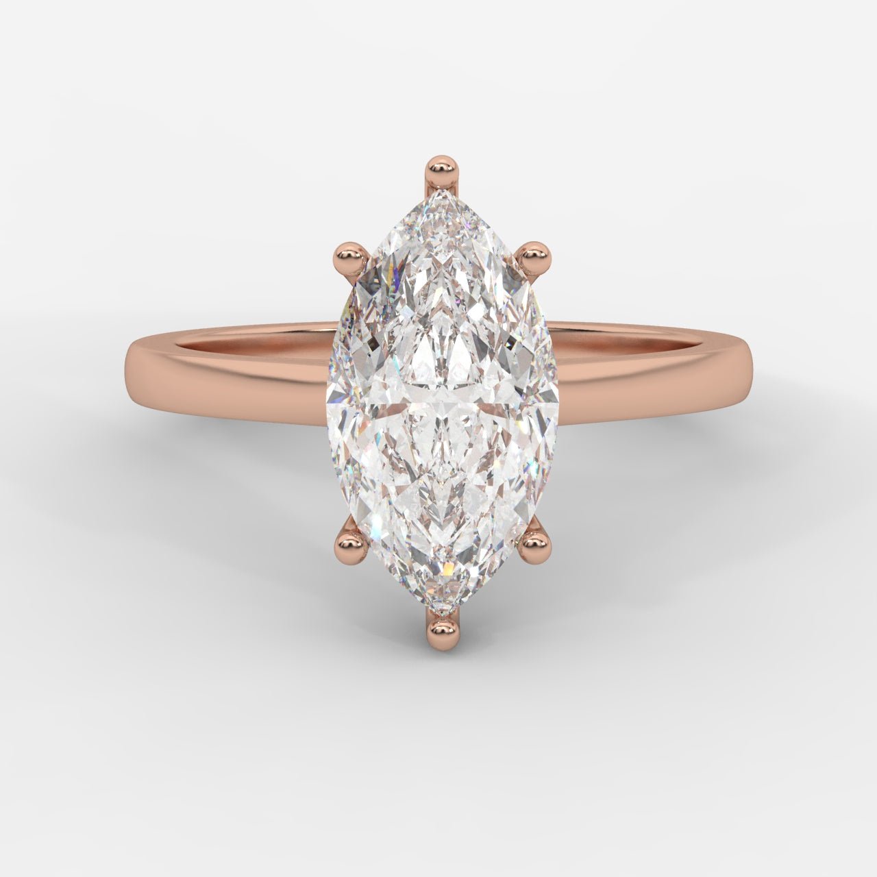 Vivienne Solitaire Ring - Marquise - AYKA JEWELS