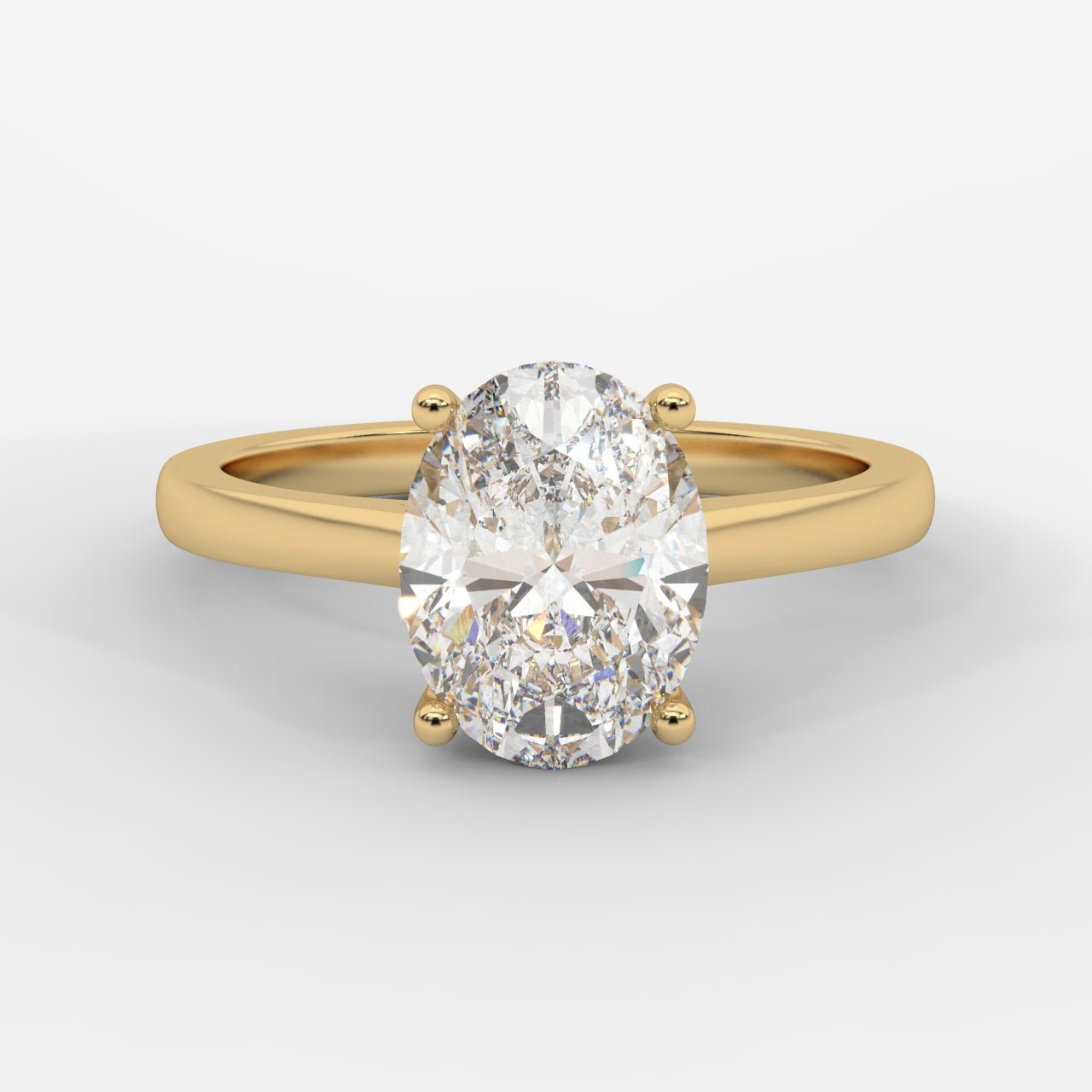 Vivienne Solitaire Ring - Oval - AYKA JEWELS
