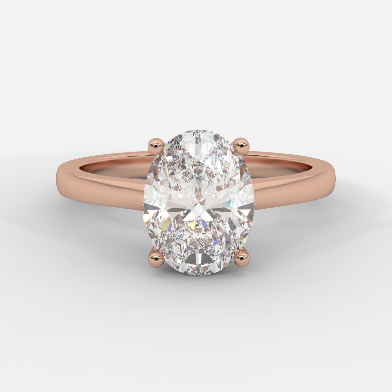 Vivienne Solitaire Ring - Oval - AYKA JEWELS