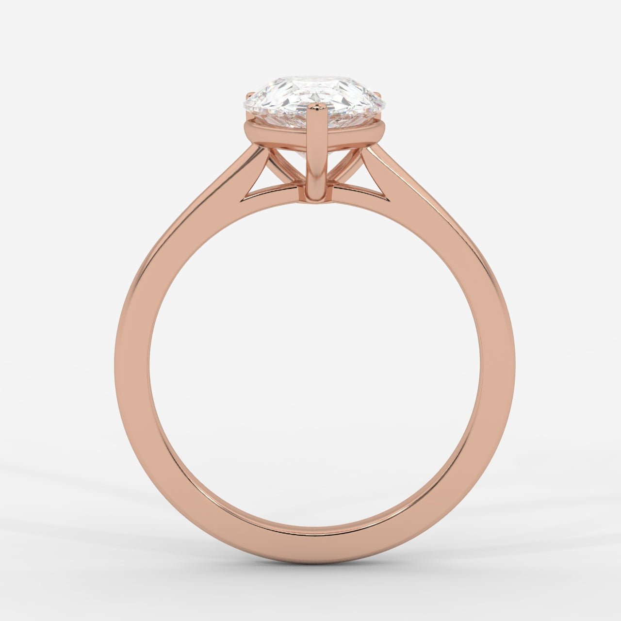 Vivienne Solitaire Ring - Pear - AYKA JEWELS