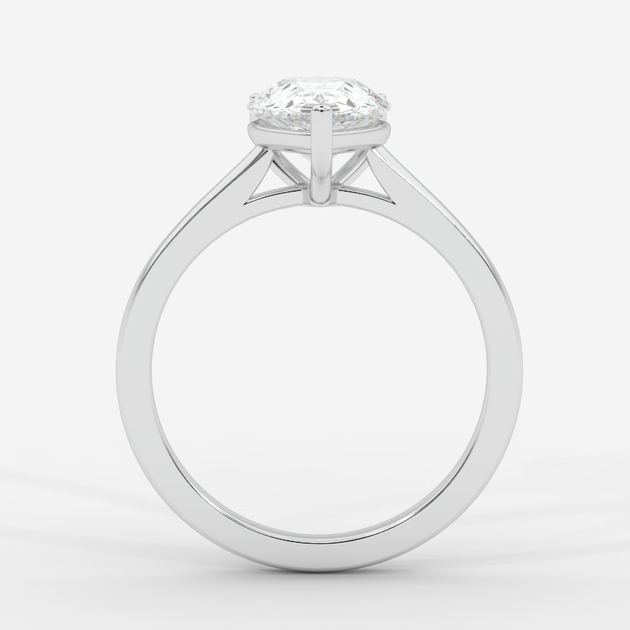 Vivienne Solitaire Ring - Pear - AYKA JEWELS