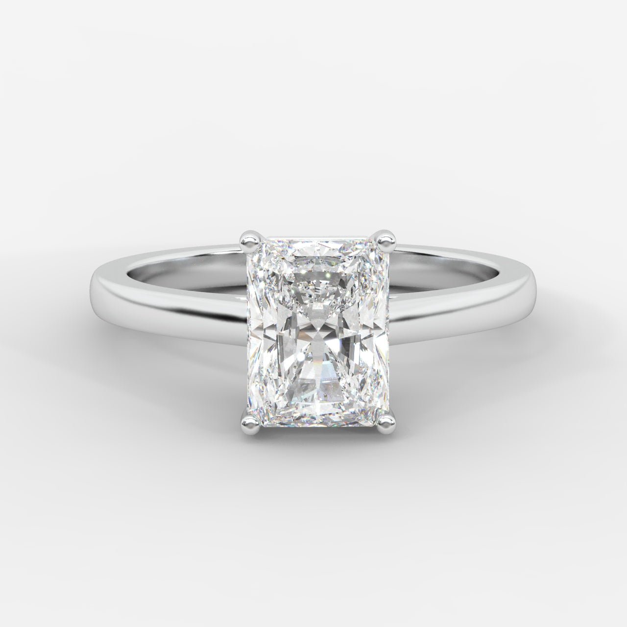Vivienne Solitaire Ring - Radiant - AYKA JEWELS