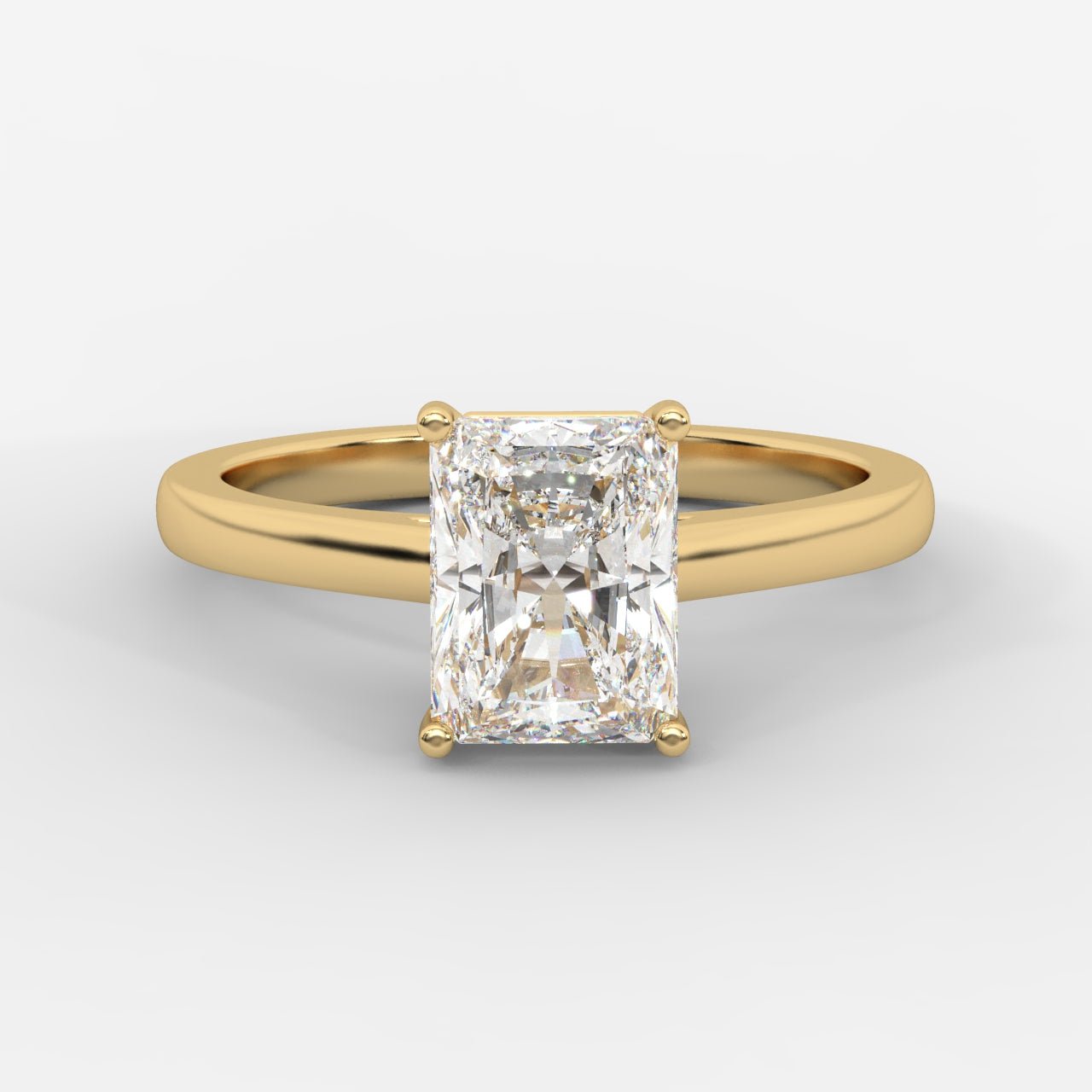 Vivienne Solitaire Ring - Radiant - AYKA JEWELS
