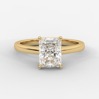 Vivienne Solitaire Ring - Radiant - AYKA JEWELS