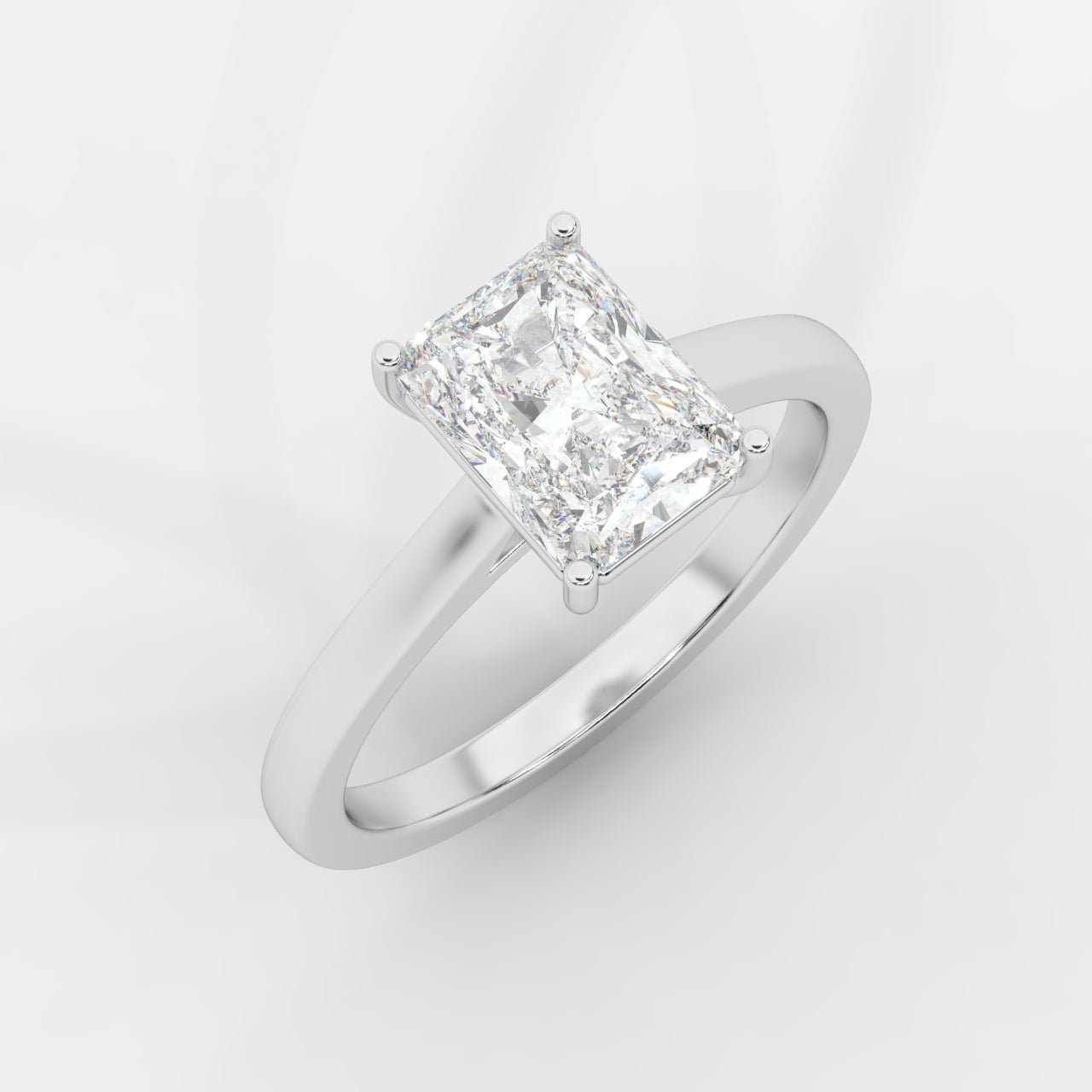 Vivienne Solitaire Ring - Radiant - AYKA JEWELS