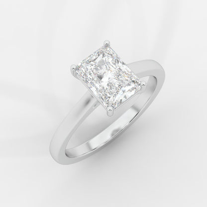 Vivienne Solitaire Ring - Radiant - AYKA JEWELS