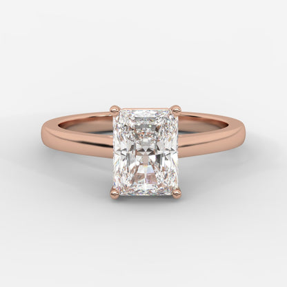 Vivienne Solitaire Ring - Radiant - AYKA JEWELS