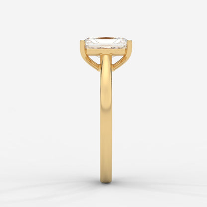Vivienne Solitaire Ring - Radiant - AYKA JEWELS