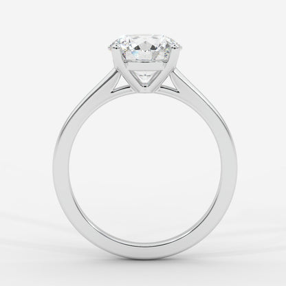 Vivienne Solitaire Ring - Round - AYKA JEWELS