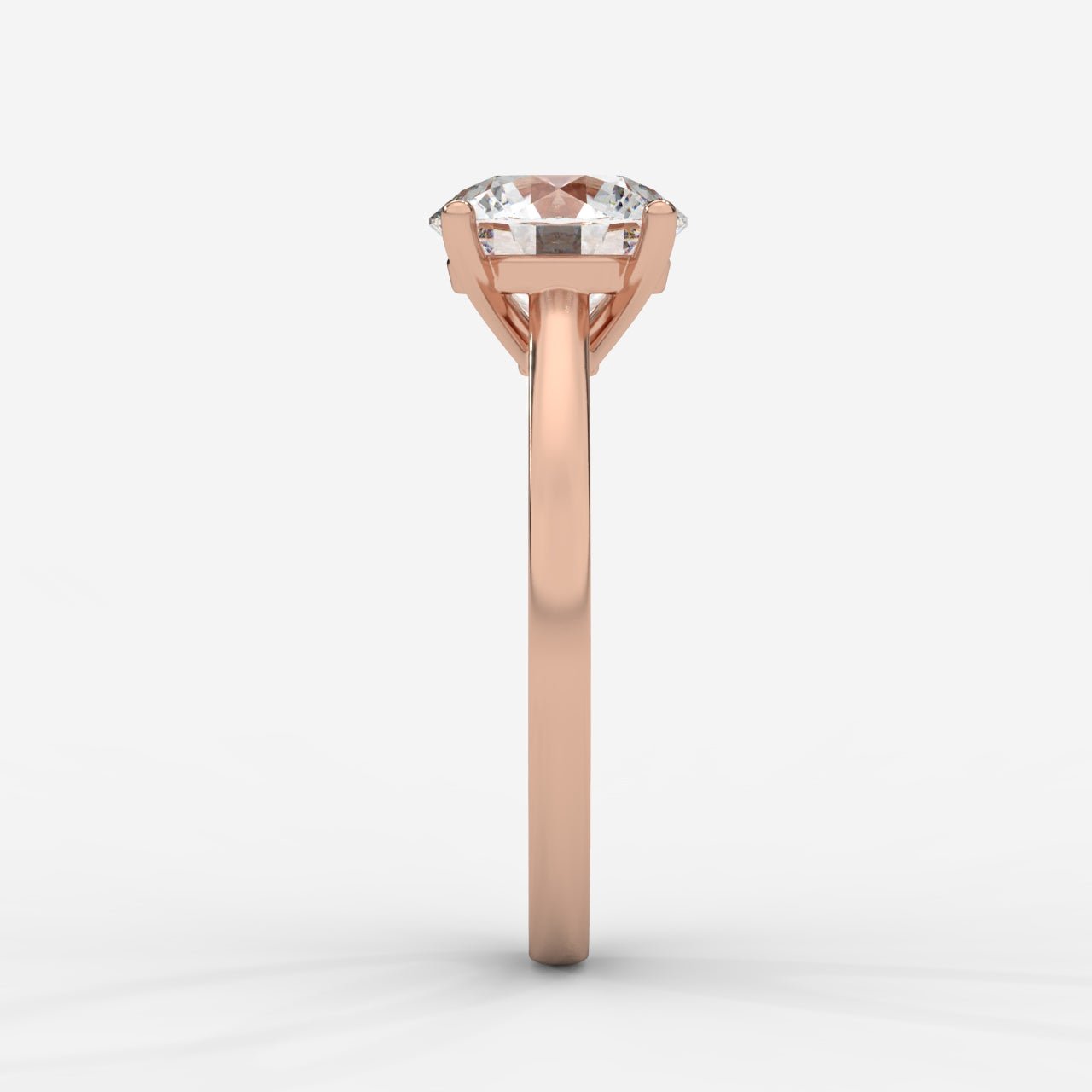 Vivienne Solitaire Ring - Round - AYKA JEWELS