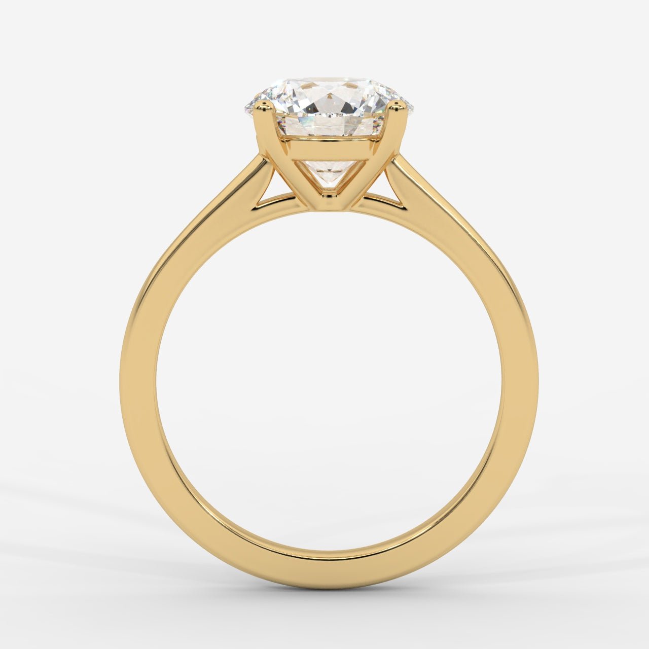 Vivienne Solitaire Ring - Round - AYKA JEWELS