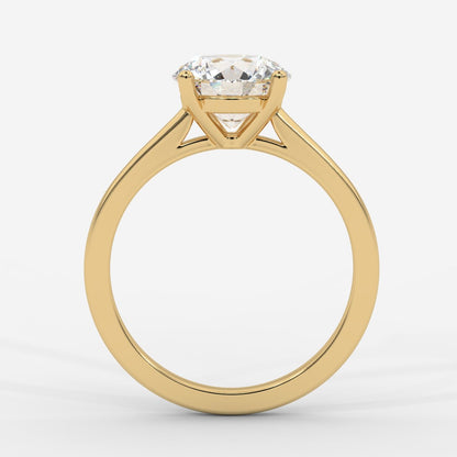 Vivienne Solitaire Ring - Round - AYKA JEWELS