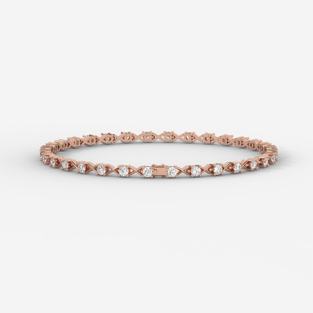 XO Tennis Bracelet - Round - AYKA JEWELS