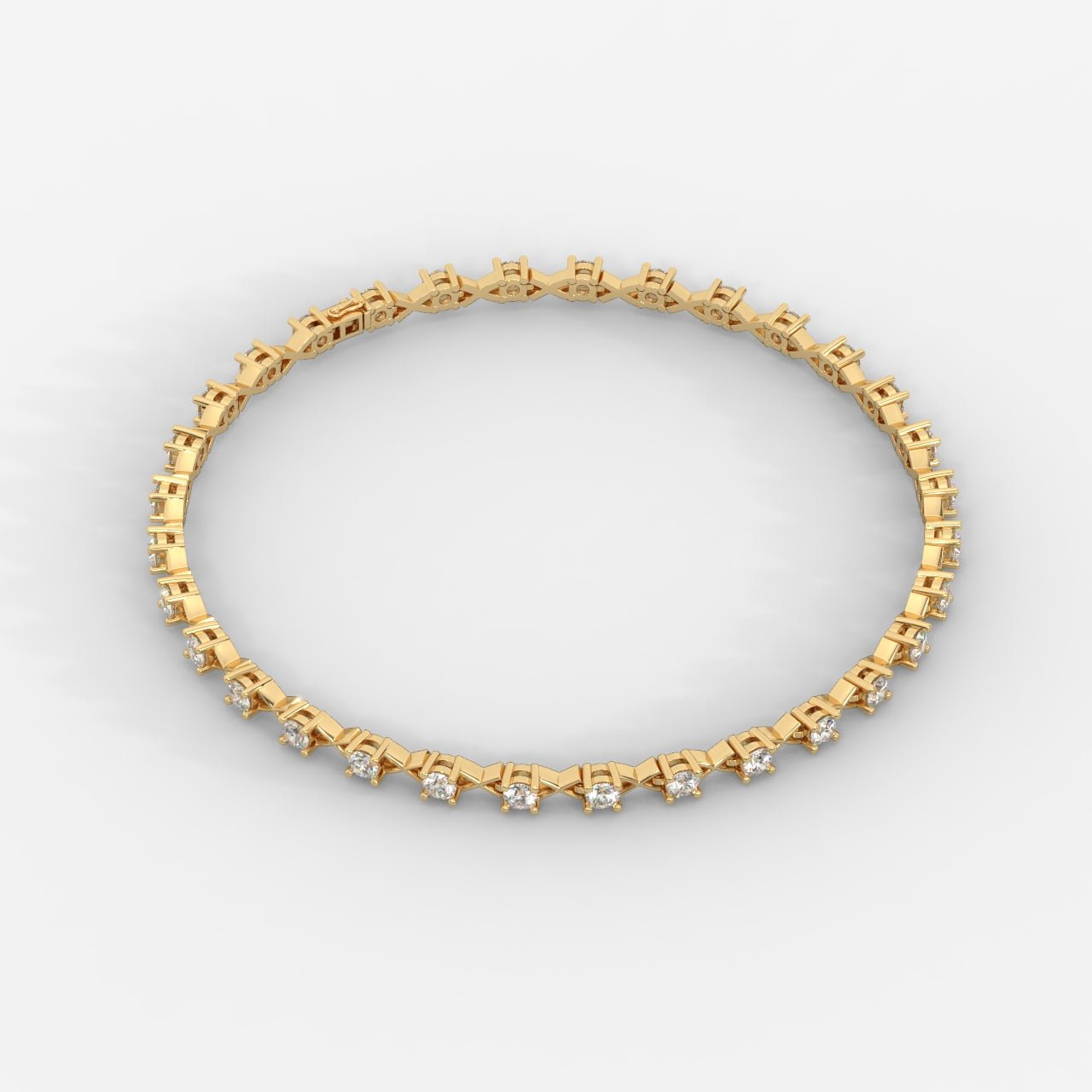 XO Tennis Bracelet - Round - AYKA JEWELS