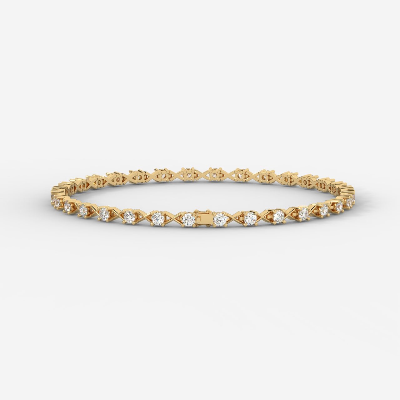 XO Tennis Bracelet - Round - AYKA JEWELS