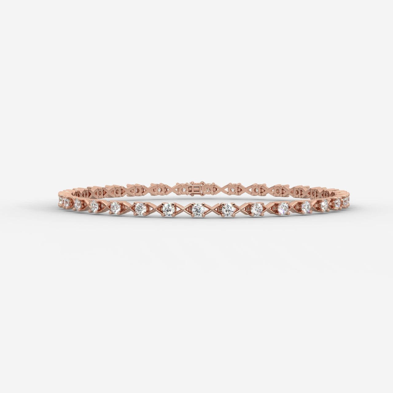 XO Tennis Bracelet - Round - AYKA JEWELS