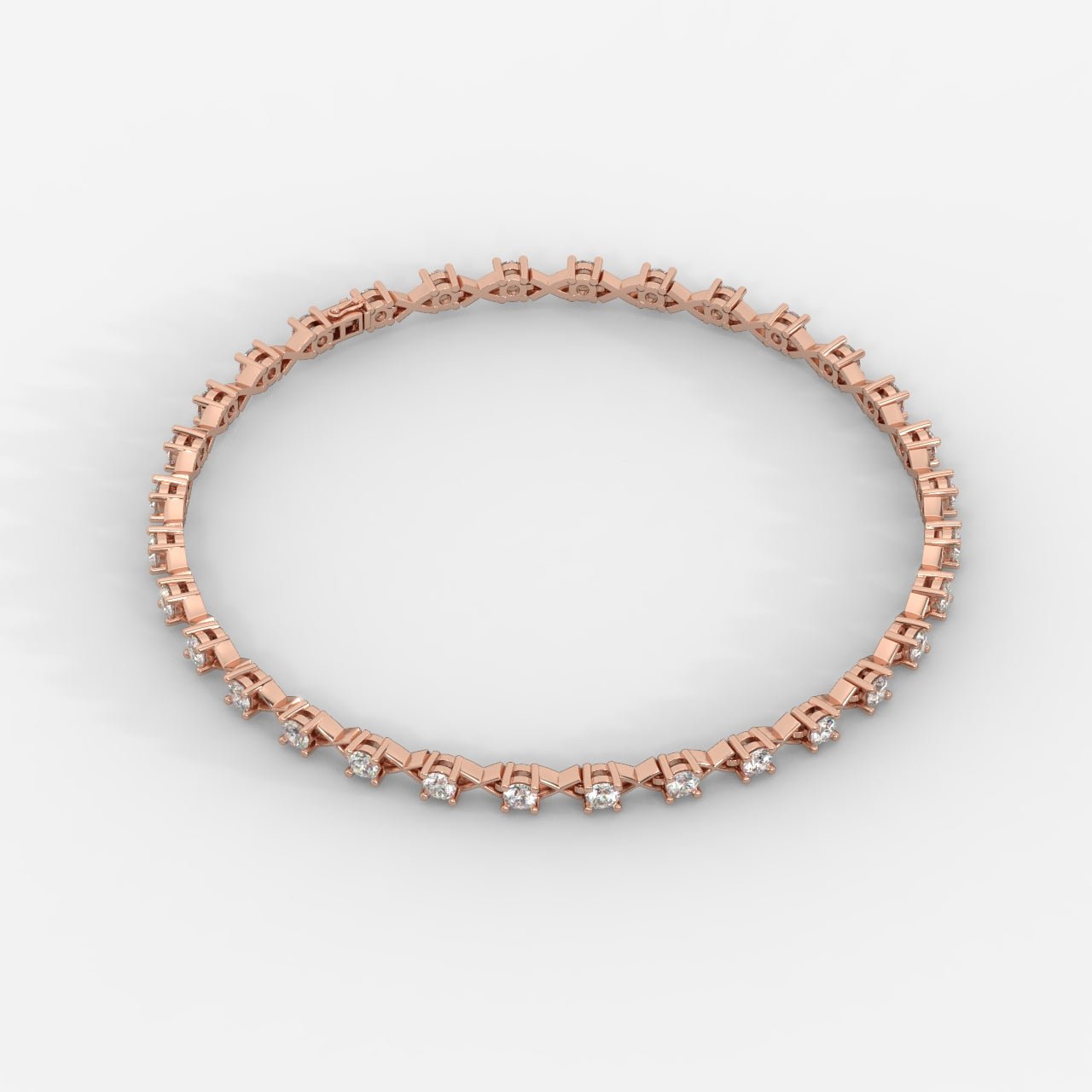 XO Tennis Bracelet - Round - AYKA JEWELS